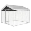 Lauko voljeras šunims VEVOR SKU2025005, 2,3 x 2,3 x 2,15 m