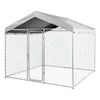 Lauko voljeras šunims VEVOR SKU2025005, 2,3 x 2,3 x 2,15 m