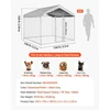 Lauko voljeras šunims VEVOR SKU2025005, 2,3 x 2,3 x 2,15 m