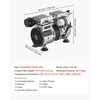 VEVOR Tvenkinių aeratorius su kompresoriumi, 590W