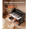 Vevor Medinis skaitmeninis pianinas vaikams, 25 klavišai, juodas