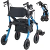 VEVOR 2-in-1 vaikštynė ir transporto kėdė senjorams