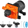 VEVOR Vandens diafragminis siurblys, 13,25 litro, 55 PSI (40-80 PSI)