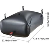 Vevor Vandens saugojimo talpa, 121x81.5x37 cm, juoda, PVC sulankstoma saugykla