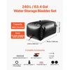 Vevor Vandens saugojimo talpykla 101x60x45 cm juoda PVC sulankstoma