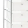 Vevor Vežimėlis su 15 stalčių 63.5x39x96.5 cm chromuoto plieno rėmas