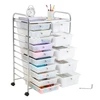 Vevor Vežimėlis su 15 stalčių 63.5x39x96.5 cm chromuoto plieno rėmas