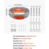 VEVOR 3,2 mm plieninio lyno rinkinys, 30,5 m