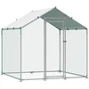 VEVOR Didelis metalinis vištų voljeras 2 x 2 x 2 m