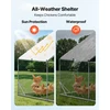 VEVOR Didelis metalinis vištidės voljeras 3 x 3 x 2 m