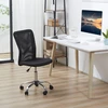„Vinsetto“ ergonomiška biuro kėdė, reguliuojamo aukščio kompiuterio kėdė, 360° pasisukanti su kvėpuojančiu atlošu, iki 100 kg, juoda