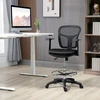 Vinsetto Ergonomiška rašomojo stalo kėdė su kojų atrama 95-115 cm - juoda