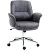 Vinsetto Ergonomiška biuro kėdė su supimo funkcija, reguliuojamo aukščio, keliamoji galia iki 120 kg, 67x69x92-102 cm
