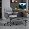 Vinsetto biuro kėdė, moderni darbo kėdė su supimosi funkcija, reguliuojamo aukščio, ergonomiška, 360° besisukantys ratukai