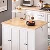 Sobuy Virtuvės salos Virtuvės spintelės Sideboard Darbo stalas Baro stalas KNL10-WN