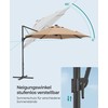 Songmics Saulės skėtis, 300 cm, Rudas