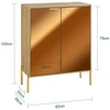 TV staliukas Vitrina, SoBuy FSB96-G, 83x38x100 cm