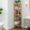 Songmics Vonios lentyna 33 × 33 × 146 cm
