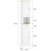 Vonia Spinta, SoBuy FRG236-WN, 29x29x170 cm