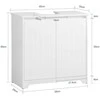 Sobuy Vanity Unit Vonios spintelė Vanity Unit BZR108-II-W