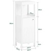 Vonia spintelis, SoBuy BZR186-W, 30x30x89 cm