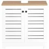 Sobuy Vanity Unit Vonios kambario baldai su 2 durimis BZR40-W