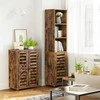 Songmics Vasagle Badezimmerschrank vintagebraun