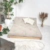 WOODMAN Futono Sofa, Layti 140, 140x115x80 cm, Kremo spalva