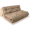 WOODMAN Futono Sofa, Layti 140, 140x115x80 cm, Bežinė