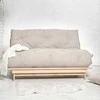 WOODMAN Futono Sofa, Layti 140, 140x115x80 cm, Kremo spalva