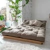WOODMAN Futono Sofa, Layti 140, 140x115x80 cm, Bežinė