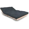 WOODMAN Futono Sofa, Layti 140, 1.4x1.15x0.8 m, Natūralus Grafitas