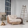 WOODMAN Futono Sofa, Layti 90, 90x115x80 cm, Kremo spalva