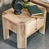 WOODMAN Priešlokinis stalas, Loft, 50x38x35 cm, Natūralus
