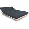 WOODMAN Sofa, Layti, 1.4x1.15x0.8 m, Grafitinis