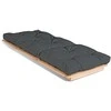 WOODMAN Sofa, Layti, 90x115x80 cm, Grafitinis