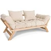 WOODMAN Sofa-lova, "Allegro", 170x83 cm, Kremo spalva