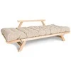 WOODMAN Sofa-lova, "Allegro", 170x83 cm, Kremo spalva