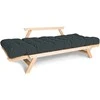 WOODMAN Sofa-lova, Allegro, 170x83 cm, Grafito spalva