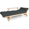 WOODMAN Sofa-lova, Allegro, 170x83 cm, Grafito spalva