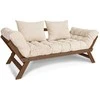 WOODMAN Sofa-lova, Allegro, 170x83 cm, Riešutmedis