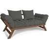 WOODMAN Sofa-lova, Allegro, 1.7x0.83x0.8 m, Riešutmedis