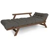 WOODMAN Sofa-lova, Allegro, 1.7x0.83x0.8 m, Riešutmedis