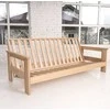 WOODMAN Sofa-lova, MEXICO, 210x105 cm, Grafito spalva