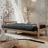WOODMAN Sofa-lova, MEXICO, 210x105 cm, Grafito spalva