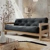 WOODMAN Sofa-lova, MEXICO, 210x105 cm, Grafito spalva
