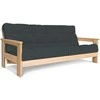 WOODMAN Sofa-lova, MEXICO, 210x105 cm, Grafito spalva
