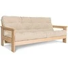 WOODMAN Sofa-lova, MEXICO, 210x105 cm, Kremo spalva