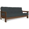 WOODMAN Sofa-lova, "MEXICO", 2.1x1.05x0.83 m, Graikiškas riešutas/Grafitas