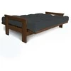 WOODMAN Sofa-lova, "MEXICO", 2.1x1.05x0.83 m, Graikiškas riešutas/Grafitas